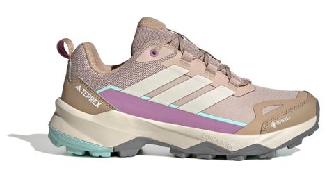 Chaussures outdoor adidas terrex skychaser ax5 gtx beige/violet/bleu femme