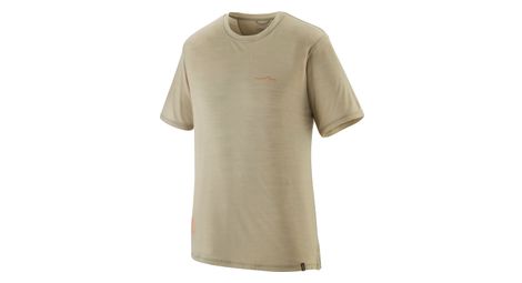 T-Shirt Patagonia Capilene Cool Merino Blend Beige Homme