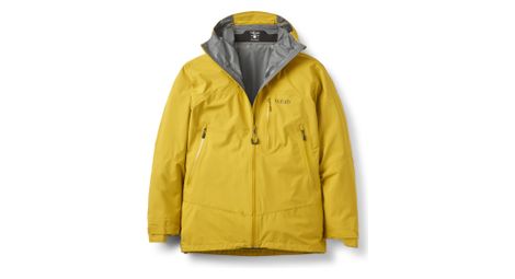 Veste Imperméable RAB Downpour Mountain Jaune Homme