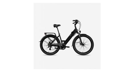 Legend milano vélo electrique ville smart ebike roues de 26 pouces, freins disque hydraulique, batterie 36v 10.4ah sanyo-panasonic (374.4wh), noir onyx