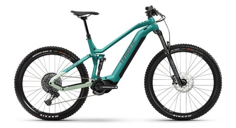 Vtt electrique tous-suspendu haibike allmtn 2 sram sx-eagle 12v 29/27.5 turqoise 2023