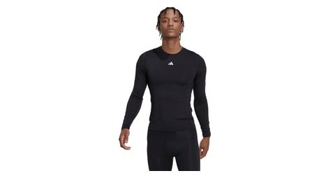 Langarmtrikot adidas performance techfit schwarz