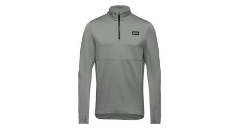 Maillot manches longues gore wear everyday thermo 1/4-zip gris