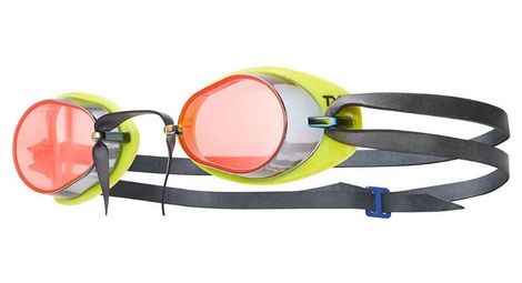 Lunettes de Natation Tyr Socket Rockets 2.0 Mirrored Rouge/Jaune/Noir