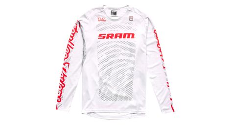 Maillot de manga larga troy lee designs sprint sram gris/rojo