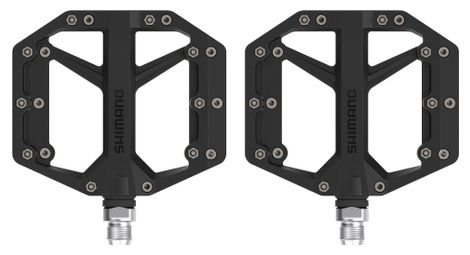 Paire de pédales plates shimano pd-gr400 noir