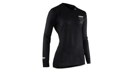 Maillot manches longues femme leatt mtb gravity 4.0 noir