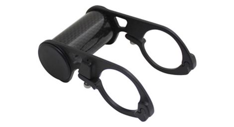 Support compteur carbone pour cintre 31,8mm noir 32g (largeur 45mm et diametre 25mm)