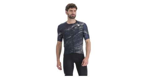 Maillot manches courtes sportful cliff supergiara bleu