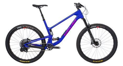 Producto renovado - santa cruz tallboy5 carbon cc bicicleta todo terreno sram x01/gx eagle axs 12v 29'' ultra azul 2023 xxl / 193-201 cm