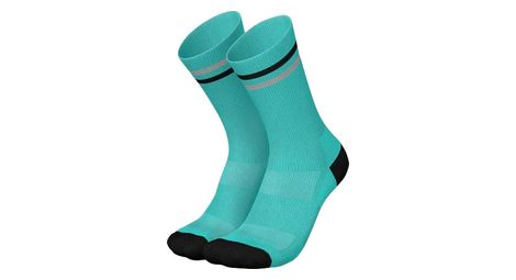 Chaussettes running incylence high viz v1 cyan