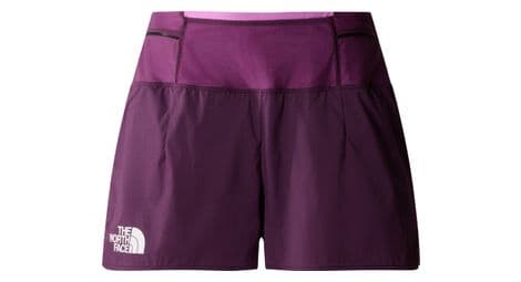 Short femme the north face summit pacesetter 7 5cm violet