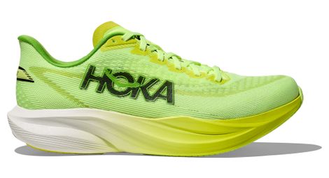 Chaussures Running Hoka Mach 7 Jaune/Vert Femme