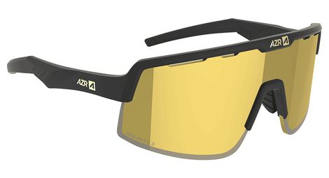 Set occhiali Azr Speed RX S Nero/Oro + lenti trasparenti
