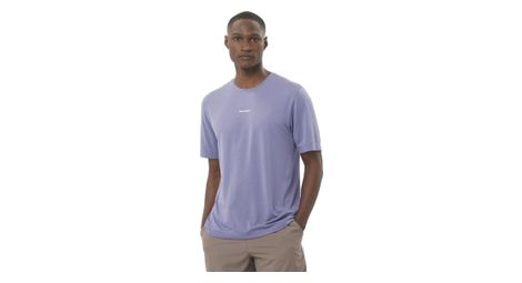 Maglia a maniche corte Salomon SHKout Core Blu Uomo