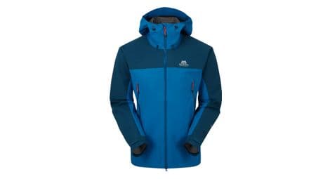 Mountain equipment giacca impermeabile saltoro blu uomo