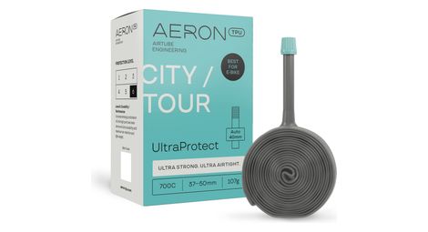 Chambre à Air Renforcée Aeron TPU City/Tour UltraProtect AV40 700 mm Schrader 40 mm