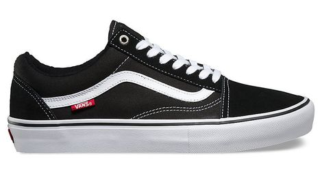 Zapatillas vans old skool pro negro / blanco 36.1/2