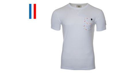 T shirt manches courtes lebram poche lafaye blanc
