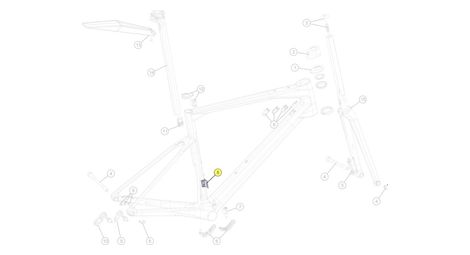 Patte de derailleur avant bmc roadmachine fd hanger