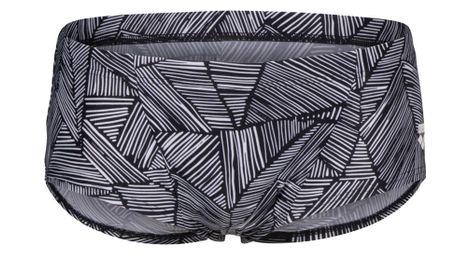 Maillot de bain arena overview swim short taille basse noir/blanc