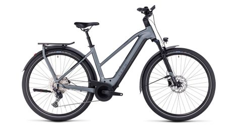 Vélo de ville électrique cube kathmandu hybrid pro 750 trapeze shimano deore 11v 750 wh 700 mm gris flash 2023