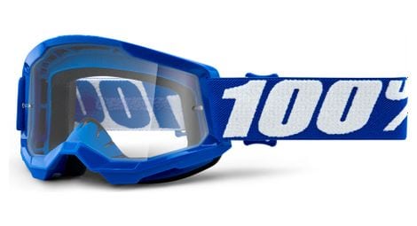 Strata 2 100% blue / clear kids goggle