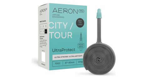Chambre à Air Renforcée Aeron TPU City/Tour UltraProtect SV42 700 mm Presta 42 mm