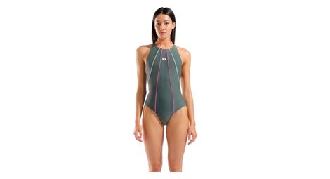 Bañador Arena Merydian verde para mujer