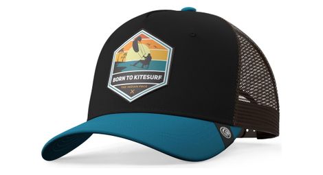 Casquette trucker pour hommes et femmes the indian face born to kitesurf bleu