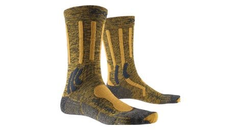 Calcetines x-socks trek x merinohombre gris oscuro/gris/negro