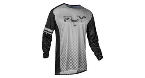 Maillot manches longues fly racing rayce gris noir