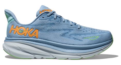 Chaussures running hoka clifton 9 bleu/orange homme