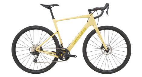 Bicicleta de gravilla cannondale topstone carbon 3 shimano grx 12s 700 mm amarilla