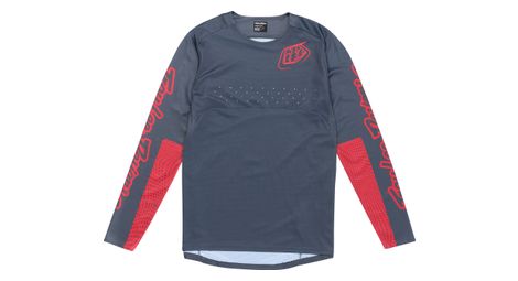 Camiseta de manga larga sprint azul/rojo de troy lee designs