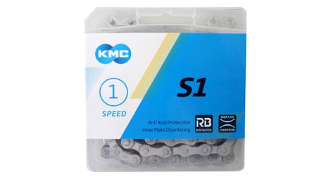 Kmc s1 1/8 ancha rb 112 eslabones cadena bicicleta