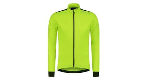 Maillot manches longues velo rogelli core homme jaune