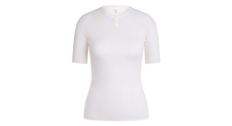 Maglia leggera rapha a manica corta da donna, bianco