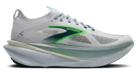 brooks hyperion max 3 running shoes white green men s