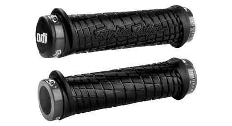 Poignees odi troy lee designs lock on noir gris