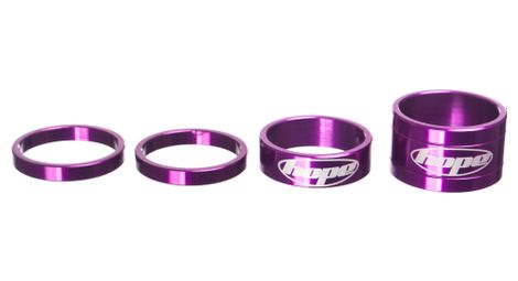 Kit entretoises de direction hope space doctor 1 1 8 alu violet 5 10 20 mm