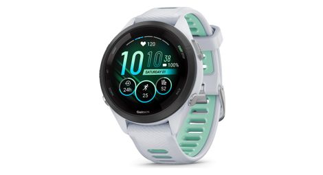 Montre garmin forerunner 265s blanc vert