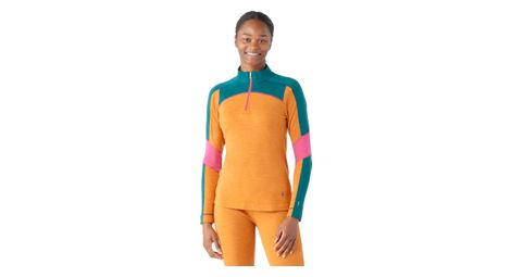 Baselayer smartwool classic thermal merinos orange femme