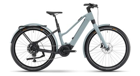 Elektro-citybike winora iride pure x10 mid shimano cues 10s 400wh 27,5'' grün 2024