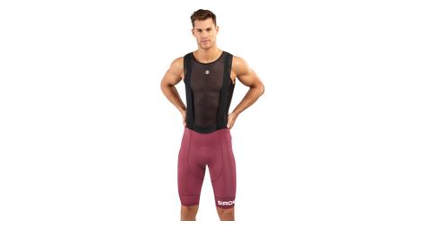 Cuissard vélo court homme cyclisme bx bionaz bordeaux