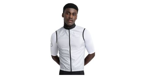 Gilet vélo coupe-vent homme cyclisme v1 ramaz gris