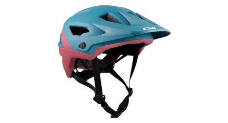 Casco mtb tsg chatter solid color blue/pink