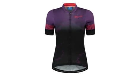 Maillot manches courtes velo rogelli marble - femme