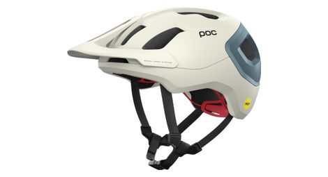 Casco poc axionracemips blanco/azul m (55-58 cm)