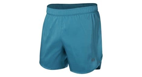 Pantalones cortos de running saxx hightail 2n1 5in azul l